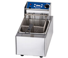 Single basket electric fryer, 5l pan, 10A