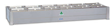 Bain Marie, double row, incl 12 x 1/2(100mm) pans & lids