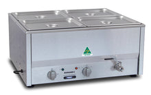 Roband Countertop Bain Marie (x4 1/2 Pans and Lids)
