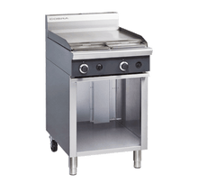 Gas Cooktop, 600mm, 4 burners/Griddle,open cabinet base