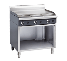 Gas Cooktop, 900mm, 6 burners/Griddle,open cabinet base