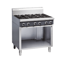 Gas Cooktop, 900mm, 6 burners/Griddle,open cabinet base