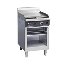 Gas Griddle Toaster, 600mm, 42MJ/hr 12mm M/S plate