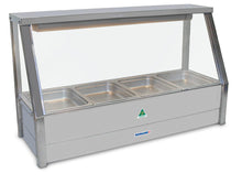 Hot Food Bar, single row, 1 x 4 pans - 1/2 (65mm), 10A