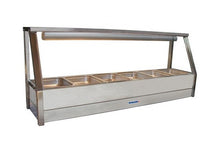 Hot Food Bar, single row, 1 x 6 pans - 1/2 (65mm), 10A