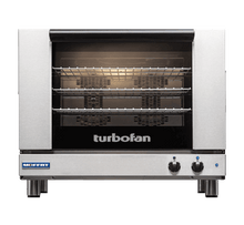 Turbofan Convection Oven, 4 tray-(460w x 660d, 80mm spacing), 25A, bi-rev fan.