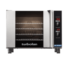 Turbofan Convection Oven, 4 tray 1/1GN- (80mm spacing), 1Ø,13A, grill mode