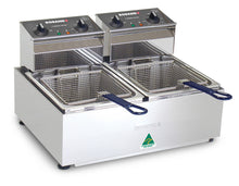 Roband Countertop Fryer 5L Double Pan 10A