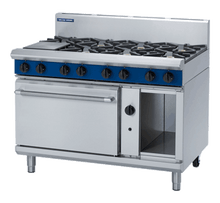 8 Burner Static Oven Gas G508D/C/B/A, 1200mm wide