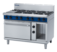 8 Burner Static Oven Elec. GE508D/C/B/A, 1200mm wide