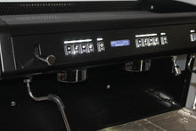 BANKSIA-2GR 2 Group Coffee Machine, 13lt boiler, Tall cup, Black, 15A.