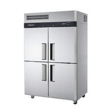 TurboAir Double GN solid split doors S/S Freezer, 1215 lt, 1260wx850dx1926h