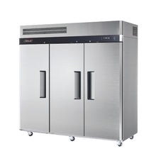 TurboAir Triple GN solid doors S/S Fridge, 1876 lt, 1900wx850dx1926h