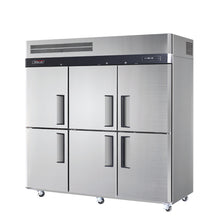 TurboAir Triple GN solid split doors S/S Fridge, 1876 lt, 1900wx850dx1926h