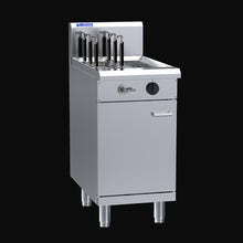 Noodle Cooker, single S/S 316 tank 6 baskets, 450mm wide, 35 litre, 65Mj/hr