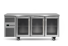 SKOPE Reflex Underbench chiller 3 glass doors, R290,Connect,1750 x700 x855h