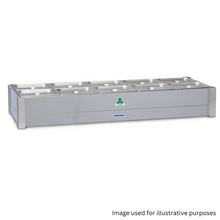 Bain Marie, double row, incl 6 x 1/2(100mm) pans & lids