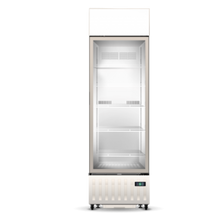 Upright Chiller, 1 Glass door, white, 660w x 630 x 2208h, 420lt