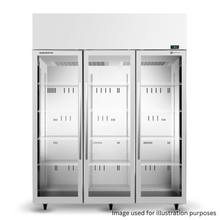 SKOPE-SKT1500N-A 3 glass door Upright chiller,S/Steel,R290,Connect, 1705mm wide