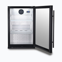 Back Bar Chiller, 118lt, one glass door, LED's, 555w x 520d x 870h