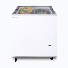 Chest Freezer, Flat top Glass, 191L, 719mm wide