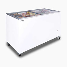 Chest Freezer, Flat top Glass, 401L, 1298mm wide