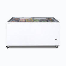 Chest Freezer, Flat top Glass, 492L, 1548mm wide