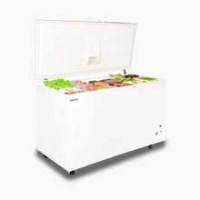 Chest Freezer, S/S solid top, 492L,1550mm wide