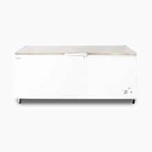 Chest Freezer, S/S solid top, 675L, 2055mm wide