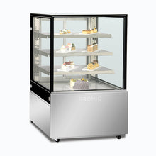 Cake/Food Display, 3 shelves + base, 900w x 700d x 1300h, 328lt