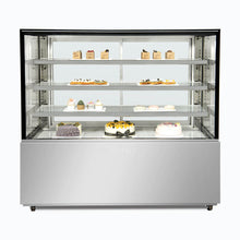Cake/Food Display, 3 shelves + base, 1500w x 700d x 1300h, 552lt