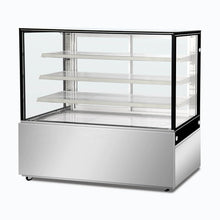 Cake/Food Display, 3 shelves + base, 1500w x 700d x 1300h, 552lt