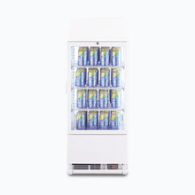 Counter Top Chiller, 4 side glass, 78 litres, LED lights, light box