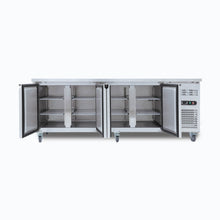 Under Counter freezer cabinet, 4 solid doors,2230 x 700 x 860h