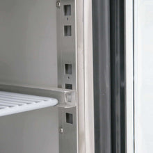 Under Counter chiller cabinet, 2 glass doors,1360 x700 x850