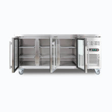 Under Counter chiller cabinet, 3 glass doors,1795 x700 x850