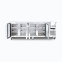 Under Counter chiller cabinet, 4 glass doors,2230 x700 x850