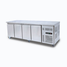 Under Counter chiller cabinet, 4 solid doors,2230 x700 x850