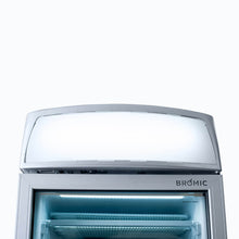 Glass door Freezer, 300 litres, static, light box