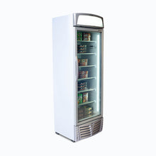 Glass door Freezer, 440 litres, static, light box