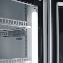 Chiller 2 xGlass door, 1000lt(gross), Cassette model, LED lights, 1200 x690x2080mm