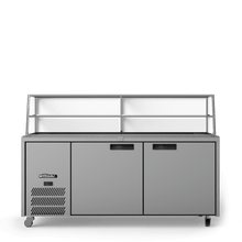 Refrigerated sandwich counter 2 door, 1800mm wide