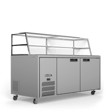 Refrigerated sandwich counter 2 door, 1800mm wide