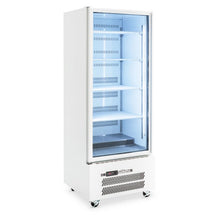 1 Glass Door Fridge White, Bottom Unit Quartz Star