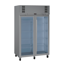 2 Glass Door Fridge, 1225mm, S/S, Pearl Star