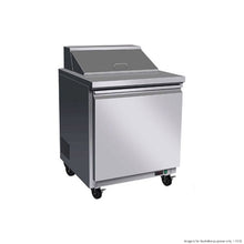 Pizza Prep Bench TSB735, 735w x760d x 1098h, holds 8 x 1/6 pans