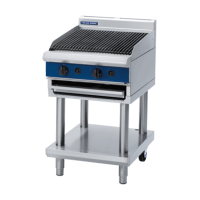 600mm Gas Chargrill with Leg Stand