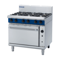 6 Burner Gas Convection Oven - 900mm wide