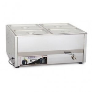 Roband Bain Marie with 4 1/2 Pans and Lids