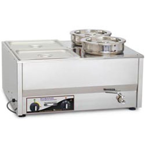 Roband Bench Top Bain Marie with 4 Round pots